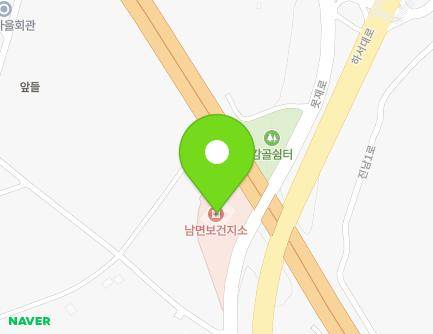 전라남도 장성군 남면 못재로 101 (남면보건지소) 지도