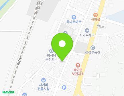 전라남도 장성군 북이면 사가시장1길 8-5 (행정서사사무소) 지도