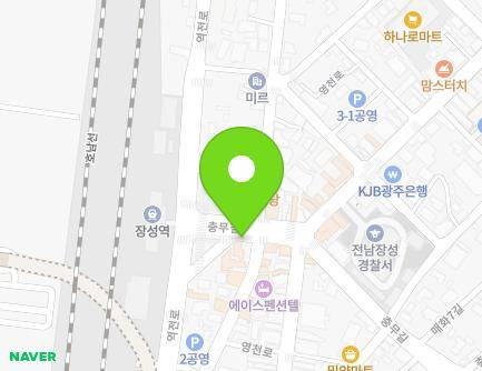 전라남도 장성군 장성읍 충무길 6 (택시승강장) 지도