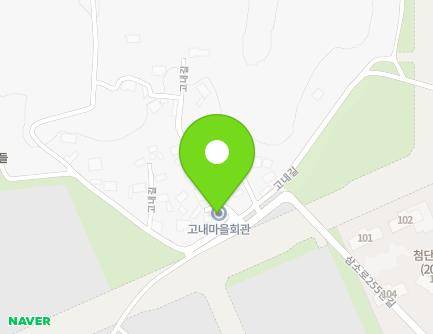 전라남도 장성군 진원면 고내길 1 (고내마을회관) 지도