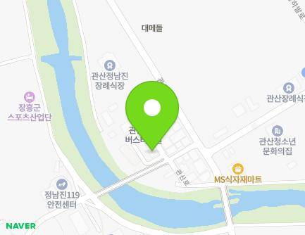 전라남도 장흥군 관산읍 관산우회로 117-3 지도