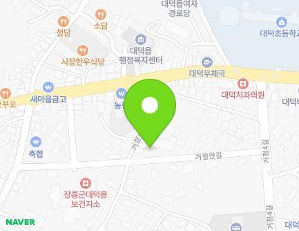 전라남도 장흥군 대덕읍 거정안길 19 지도