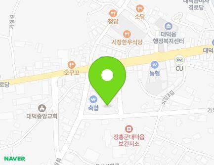 전라남도 장흥군 대덕읍 거정안길 7 지도