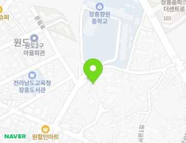 전라남도 장흥군 장흥읍 못골길 4 (현대빌라) 지도