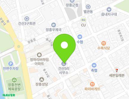 전라남도 장흥군 장흥읍 물레방앗간길 31 (건산5구마을회관) 지도