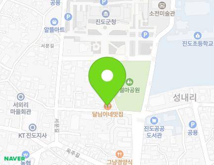 전라남도 진도군 진도읍 서문길 8-21 (진도청년회의소) 지도