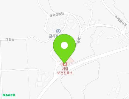 전라남도 함평군 월야면 금치죽림길 4-6 (계림보건진료소) 지도