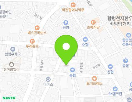 전라남도 함평군 함평읍 내바람길 41 지도
