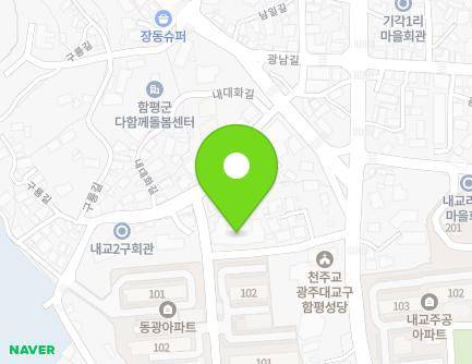 전라남도 함평군 함평읍 내대화길 112-5 (현대빌리지) 지도
