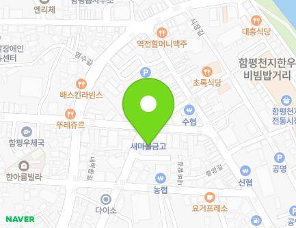 전라남도 함평군 함평읍 서부길 116 (홍주빌빙) 지도