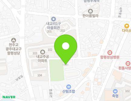 전라남도 함평군 함평읍 교광길 13-7 (우리원룸) 지도