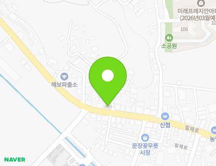 전라남도 함평군 해보면 밀재로 1267 (문장닭집) 지도