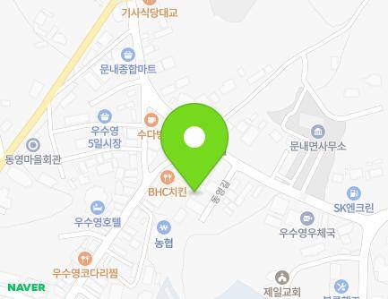 전라남도 해남군 문내면 동영길 15-1 (남일의원) 지도