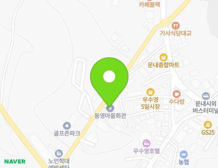전라남도 해남군 문내면 동영길 41-19 (동명마을회관) 지도
