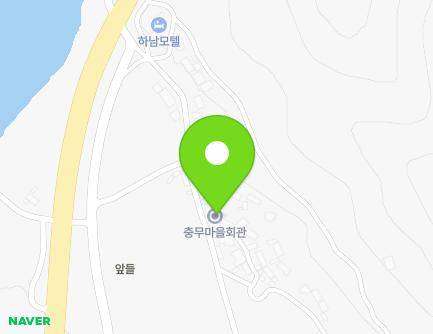 전라남도 해남군 문내면 충무길 19-1 (충무마을회관) 지도
