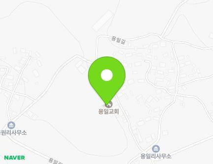 전라남도 해남군 북일면 용일길 184 (용일교회) 지도