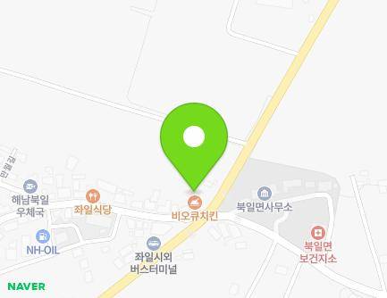 전라남도 해남군 북일면 백도로 813 (좌일샷시) 지도