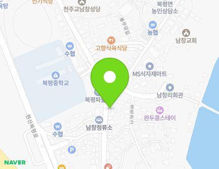 전라남도 해남군 북평면 달량진길 47 (오성양행) 지도