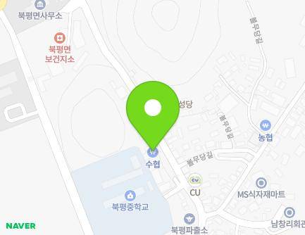 전라남도 해남군 북평면 달량진길 34 (해남군수협북평지점) 지도