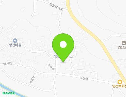 전라남도 해남군 북평면 영전길 92 (영전노인정) 지도