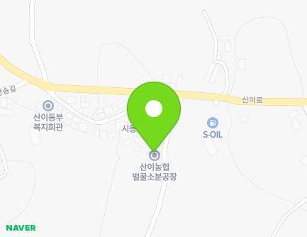 전라남도 해남군 산이면 금동길 26 (산이농협멸줄소분공장) 지도