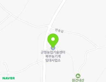전라남도 해남군 산이면 원금길 428 (군청농업기술센터북부농기계임대사업소) 지도