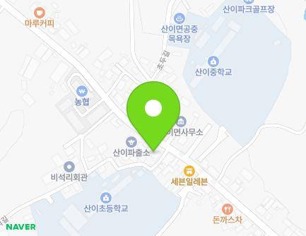 전라남도 해남군 산이면 비석길 103 (산이마트 또치미용실 종합화장품) 지도