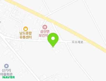 전라남도 해남군 삼산면 오소재로 949-13 지도