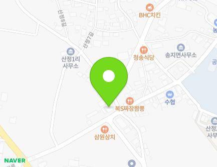 전라남도 해남군 송지면 산정길 66 (하나마트) 지도