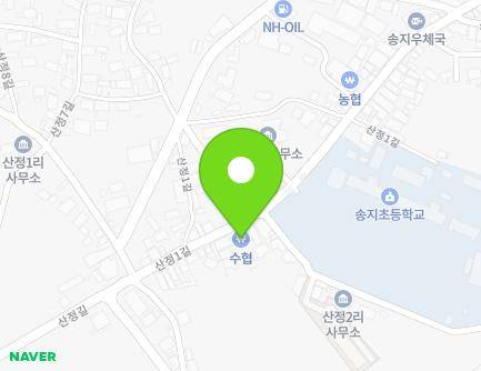 전라남도 해남군 송지면 산정1길 115 (해남군수협송지지점) 지도