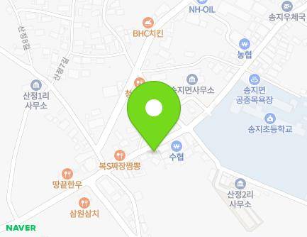 전라남도 해남군 송지면 산정1길 119 (조흥반점) 지도