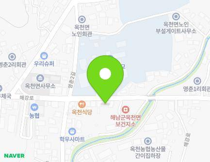 전라남도 해남군 옥천면 해강로 20-1 (영흥상회 머리하는풍경) 지도