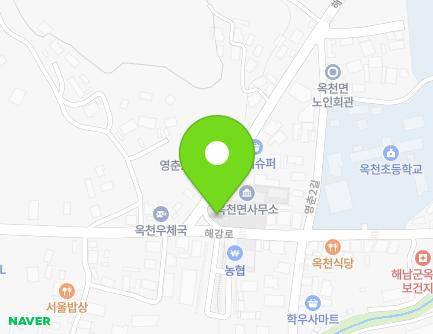 전라남도 해남군 옥천면 해남로 400 (옥천개인택시) 지도
