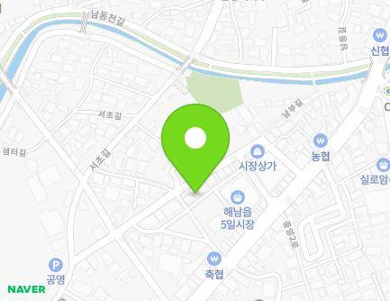 전라남도 해남군 해남읍 중앙2로 100-12 지도