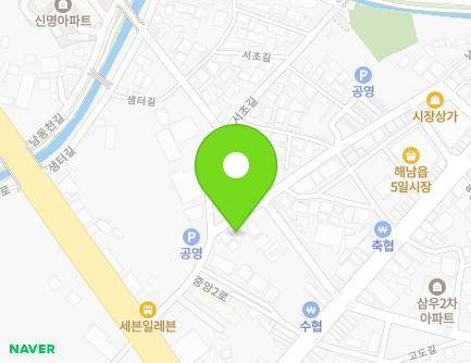 전라남도 해남군 해남읍 남부길 11-3 (해남톱상사) 지도