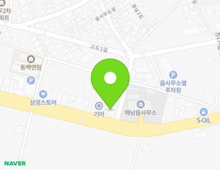 전라남도 해남군 해남읍 남부순환로 122 (하나로동물약품) 지도