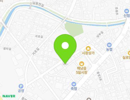 전라남도 해남군 해남읍 중앙2로 100-13 (시온통닭) 지도