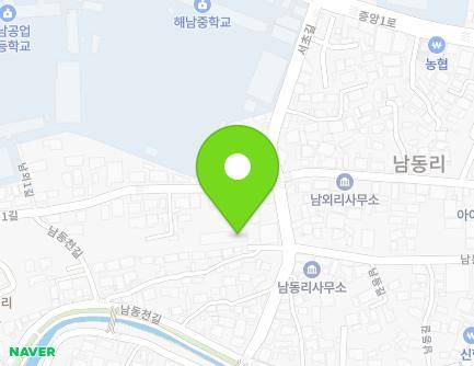 전라남도 해남군 해남읍 남동길 24 (해화빌라) 지도