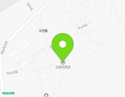 전라남도 해남군 해남읍 작오대길 27 (오천리마을회관) 지도
