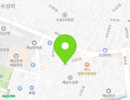전라남도 해남군 해남읍 수성2길 9 (한국기독교장로회해남읍교회) 지도