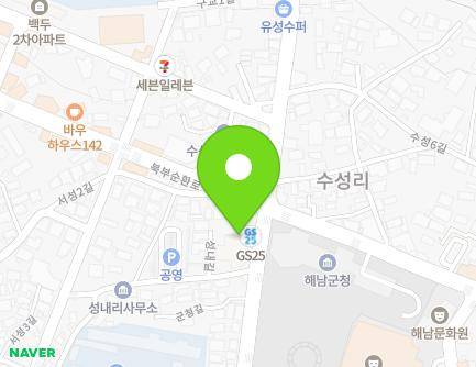 전라남도 해남군 해남읍 군청길 27 (금영아파트) 지도