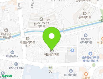 전라남도 해남군 해남읍 중앙1로 34-7 (해담은아파트) 지도