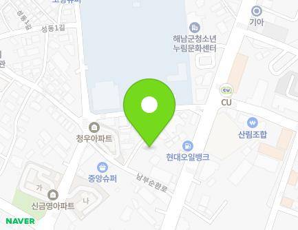 전라남도 해남군 해남읍 동초길 61-12 (황금빌) 지도