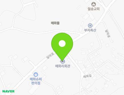 전라남도 해남군 현산면 매화길 49-9 (매화리마을회관) 지도