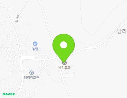전라남도 해남군 황산면 초월길 3 (남리교회) 지도
