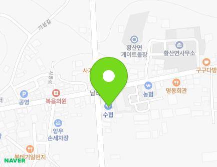 전라남도 해남군 황산면 시등로 87 (수협황산지점) 지도