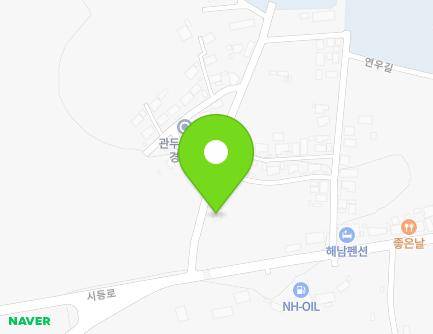 전라남도 해남군 황산면 관두길 49 (황산카밧데리) 지도