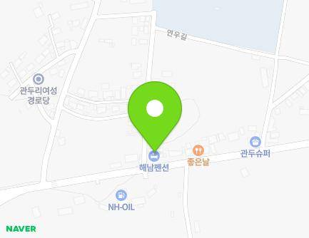 전라남도 해남군 황산면 명량로 1609 (해남팬션) 지도