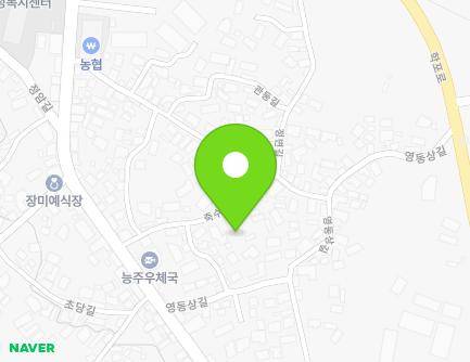 전라남도 화순군 능주면 영동상길 5-3 지도