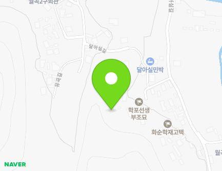 전라남도 화순군 도곡면 달아실길 20-5 (학포선생부조묘) 지도